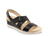 Novi Wedge Sandal Black view