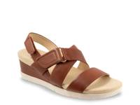 Novi Wedge Sandal Luggage Brown view