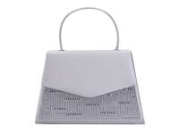 Linda Satchel Silver Metallic view