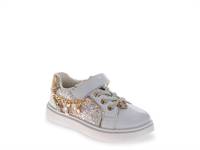 Glitter Charm Sneaker - Kids' White view