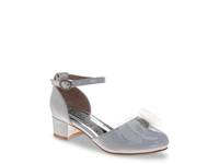 Ankle Strap Pump - Kids' White Patent view