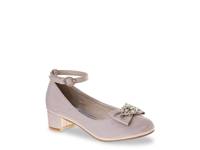 Low Heel Sparkle Pump - Kids' Pink view