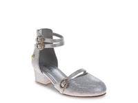Double Strap Pump - Kids' Silver Metallic view