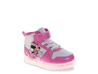 Disney Minnie Mouse High-Top Sneaker - Kids' Fuchsia view