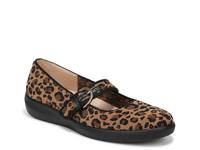 Nuevo Mary Jane Flat Black Leopard Print view