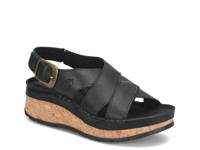 Kavala Wedge Sandal Black view