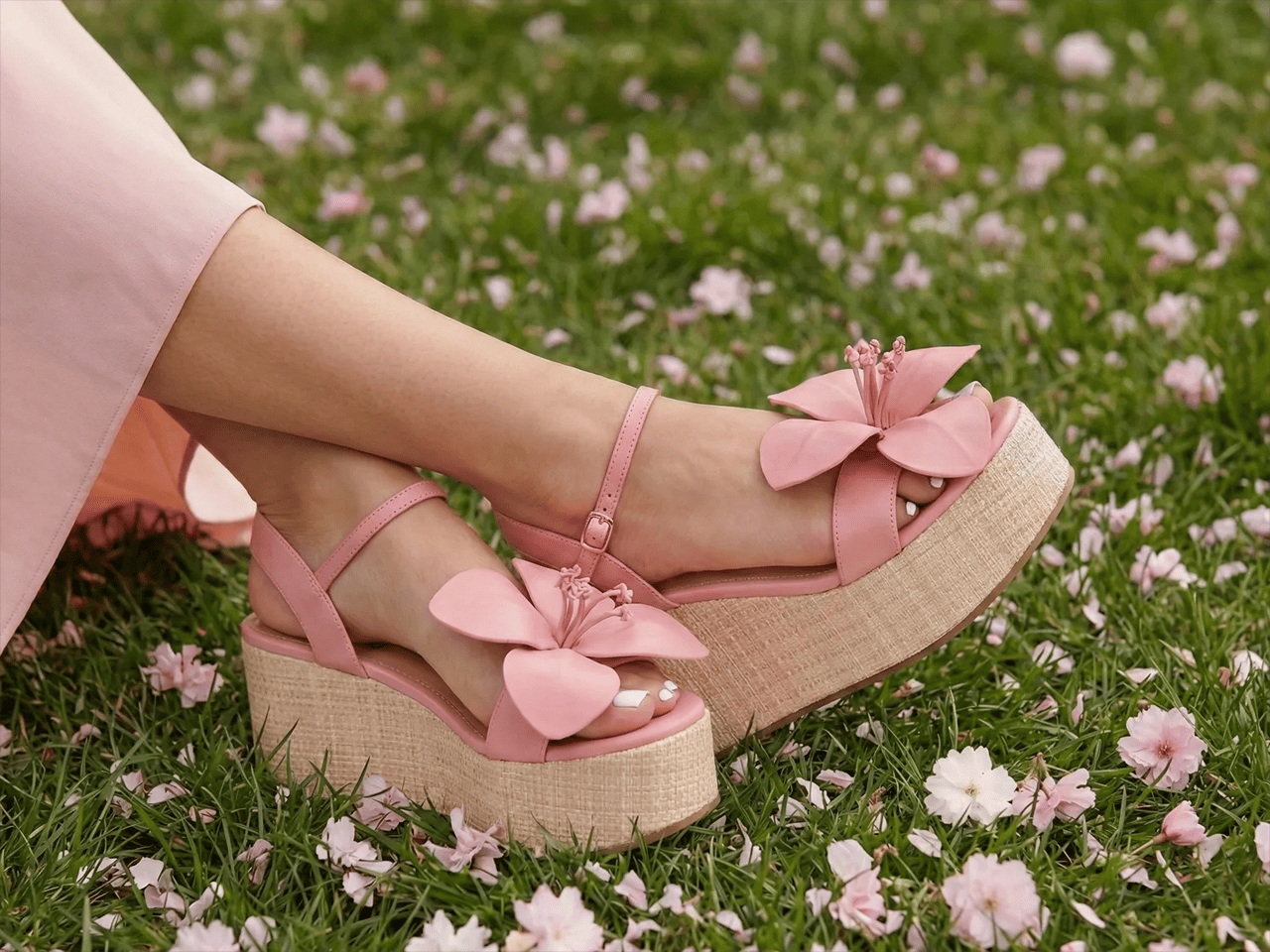 Tulip Wedge Sandal