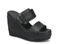 Raya Espadrille Wedge Sandal Black view