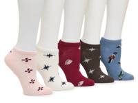 Holiday Women's No Show Socks - 5 Pack Multicolor view