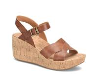 Denica II Wedge Sandal Tan view