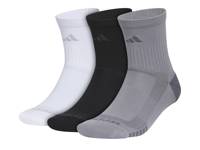Tech Men's High Quarter Socks - 3 Pack White view