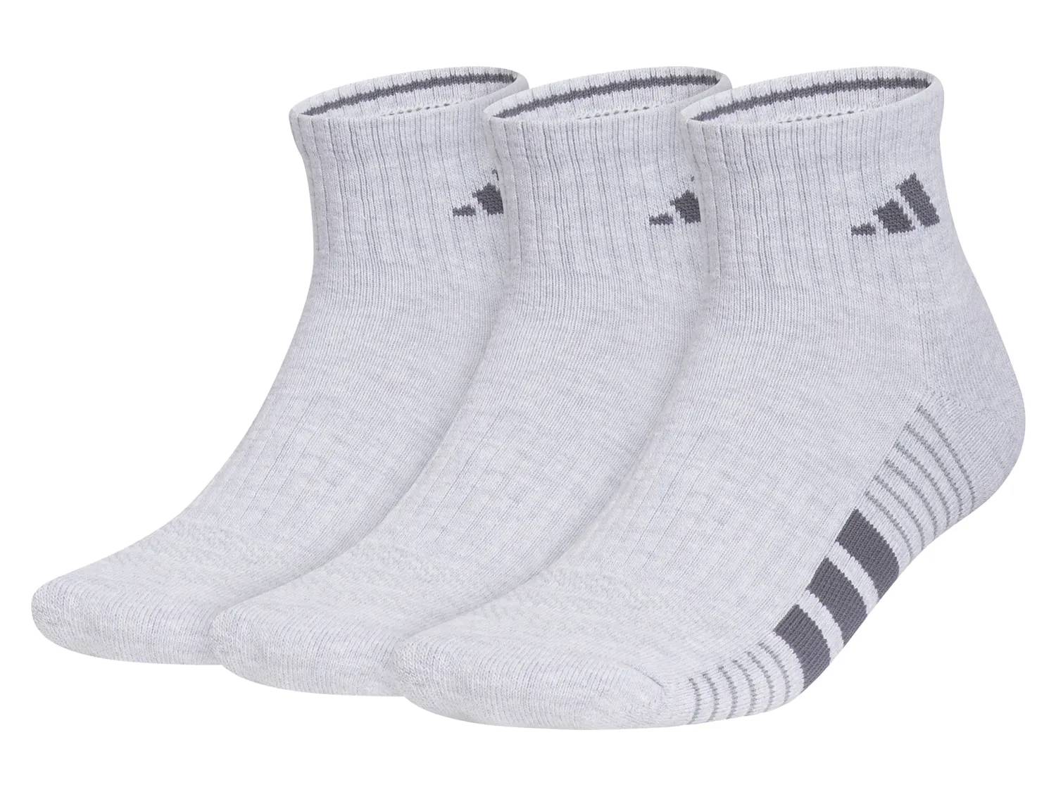 Cushioned 4.0 Men's Quarter Ankle Socks - 3 Pack