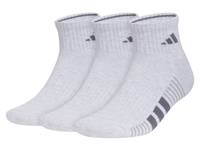 Cushioned 4.0 Men's Quarter Ankle Socks - 3 Pack Grey view