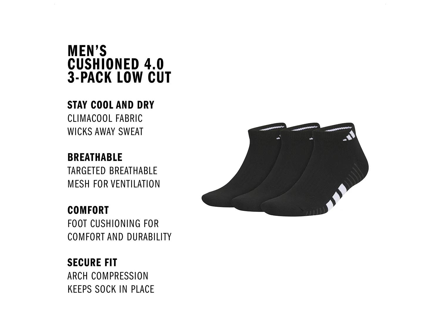 Cushioned 4.0 Men's No Show Socks