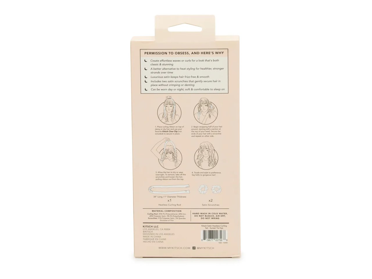 Satin Heatless Curling Set