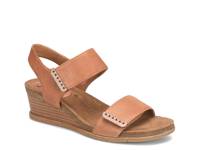 Verdi II Wedge Sandal Luggage Brown Leather view