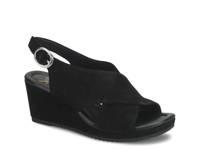 Isabeth Wedge Sandal Black view