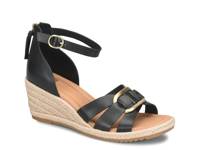 Ivy Espadrille Wedge Sandal Black view