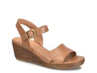 Vanessa Wedge Sandal Sand Leather view