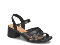 Lindsey Sandal Black Leather view