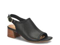 Lois Sandal Black Leather view