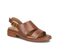 Nivian Sandal Golden Brown Leather view