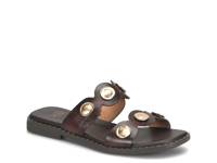 Ezra Sandal Chocolate Brown Leather view