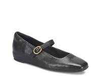 Palma Mary Jane Flat Black Leather view