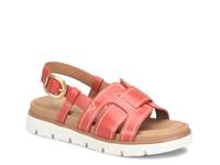 Goldie Sandal Coral Leather view
