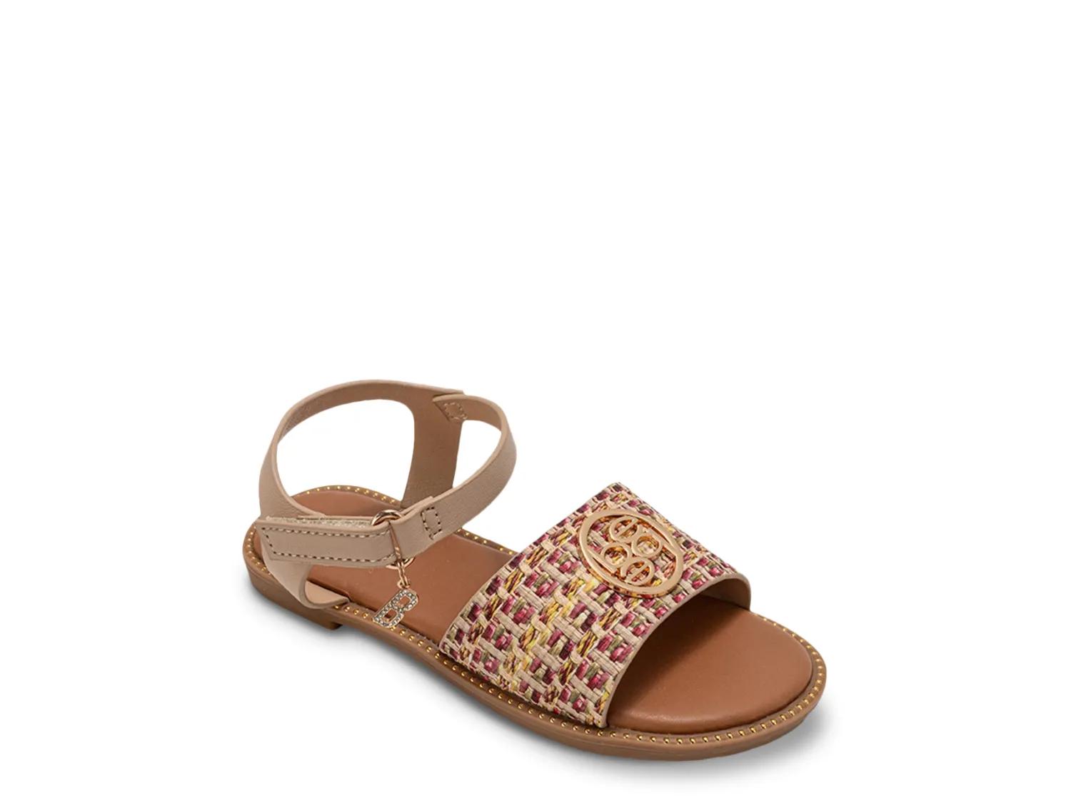 Bebe Sandy Sandal Kids' In Tan/multicolor