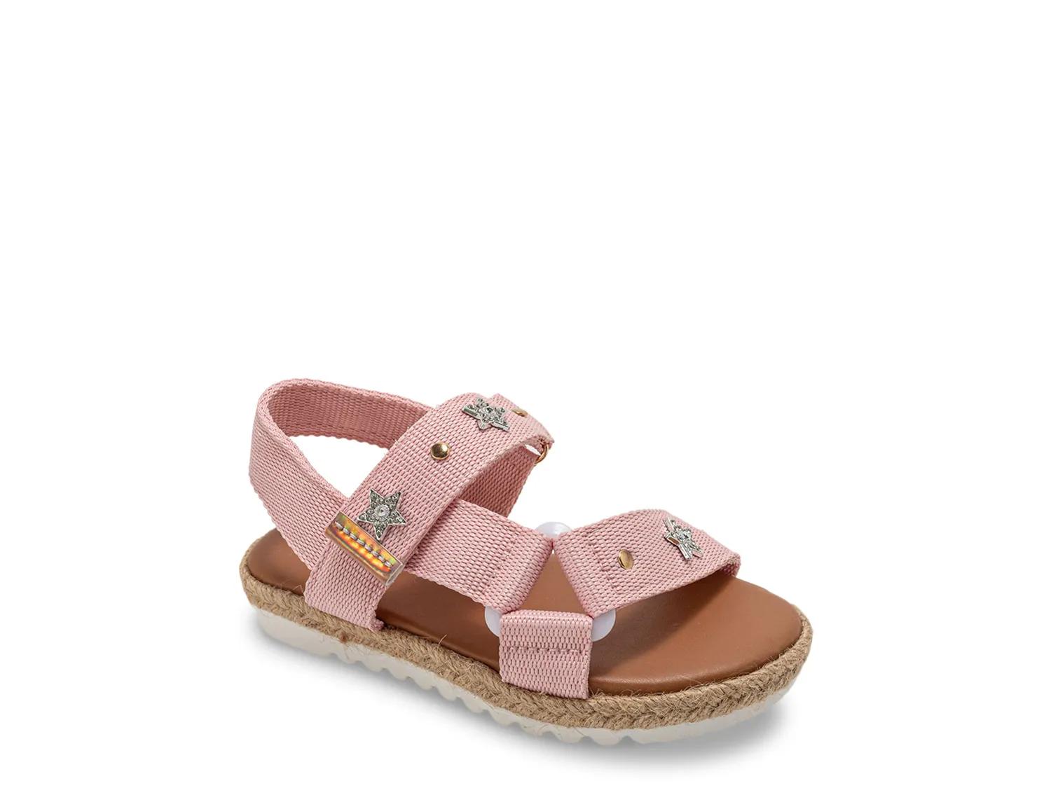 Bebe Pearla Espadrille Sandal Kids' In Light Pink