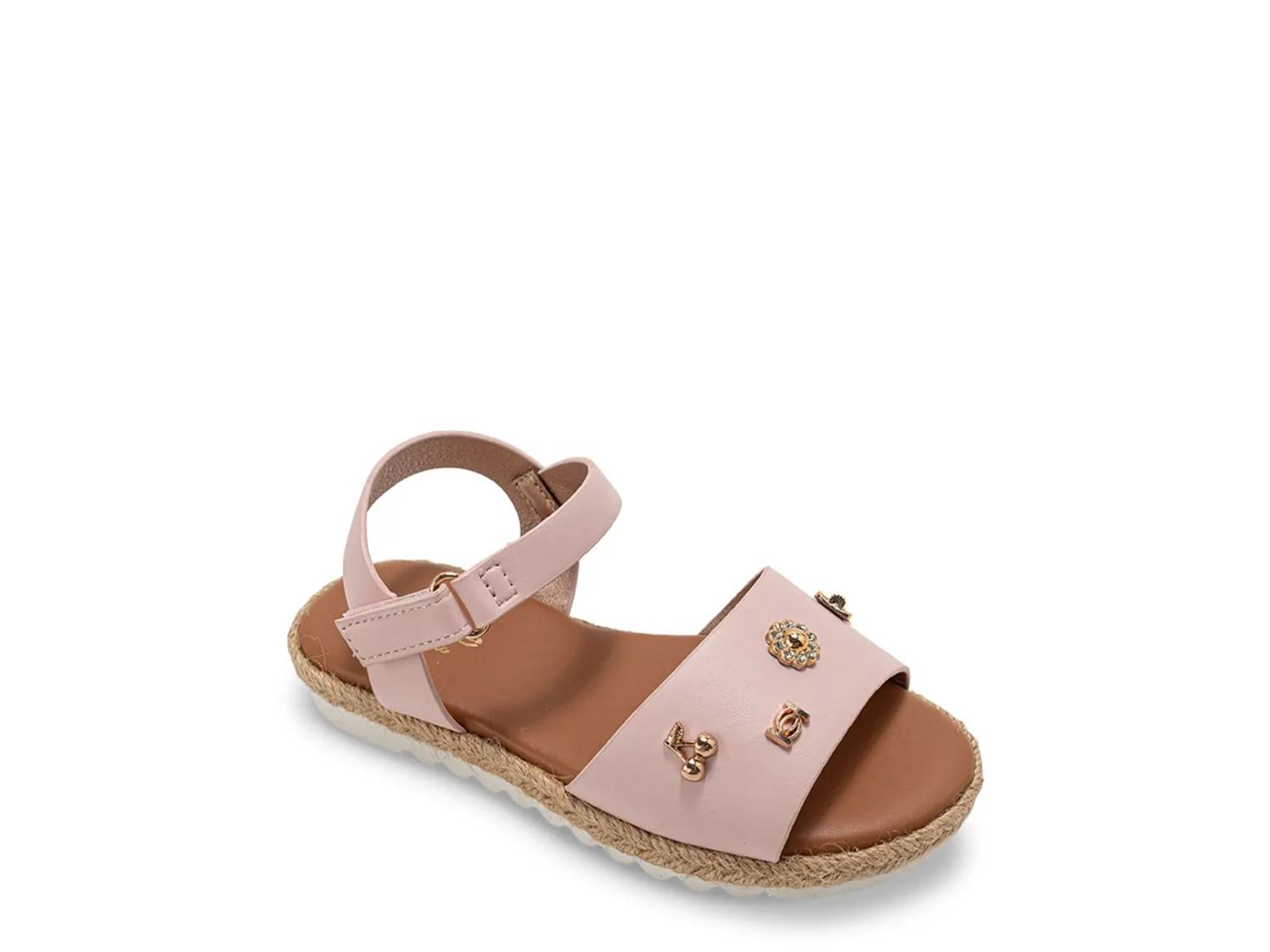 Bebe Fleur Espadrille Sandal Kids' In Light Pink