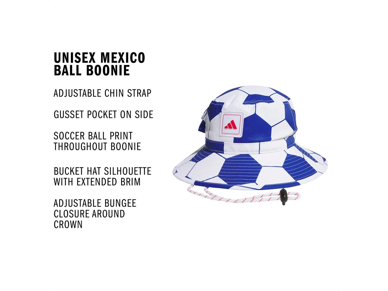 USA Soccer Ball Boonie Unisex Bucket Hat