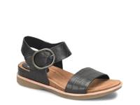 Bali Sandal Black Croc Print Leather view