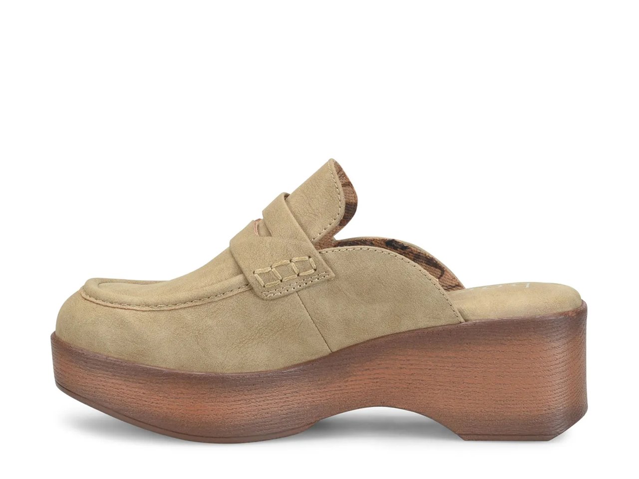 Amabelle Platform Loafer Mule