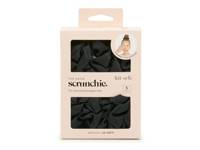 Satin Scrunchie Set - 5 ct. Black view