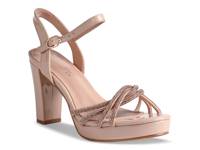 Tyler Platform Sandal Beige view