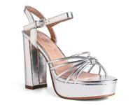 Tiara Platform Sandal Silver Metallic view