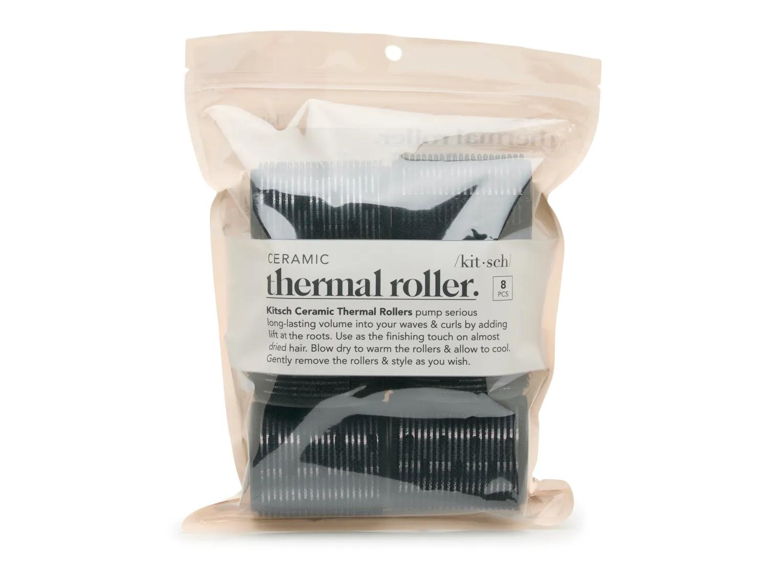 Kitsch Ceramic Thermal Roller Set 8 ct. | Women's | Black | Size One Size | Hair Accessories