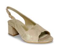 Dale Sandal Champagne Metallic view