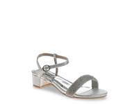 Low Heel Dress Sandal - Kids' Silver Metallic view
