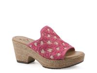 Bizzie Espadrille Platform Sandal Magenta view