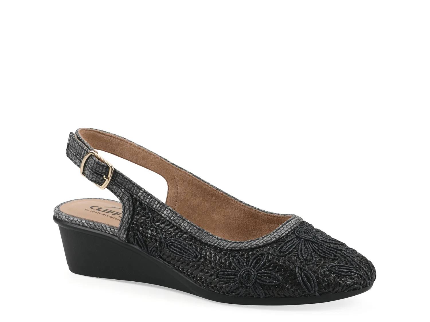 womens black dress wedge shoes Womens Vionic Willa Wedge in Black – Lucky Shoes main image 1