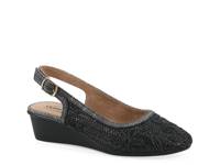 Boris Wedge Pump Black view