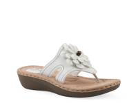Cashlyn Wedge Sandal White view