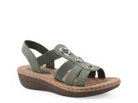 Casimir Wedge Sandal Sage Green view
