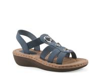 Casimir Wedge Sandal Periwinkle view