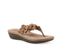 Cassilia Wedge Sandal Cashew view