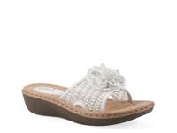 Chill Wedge Sandal White view