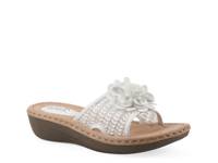 Chill Wedge Sandal White view